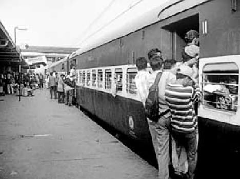 Trains not set foot in the place